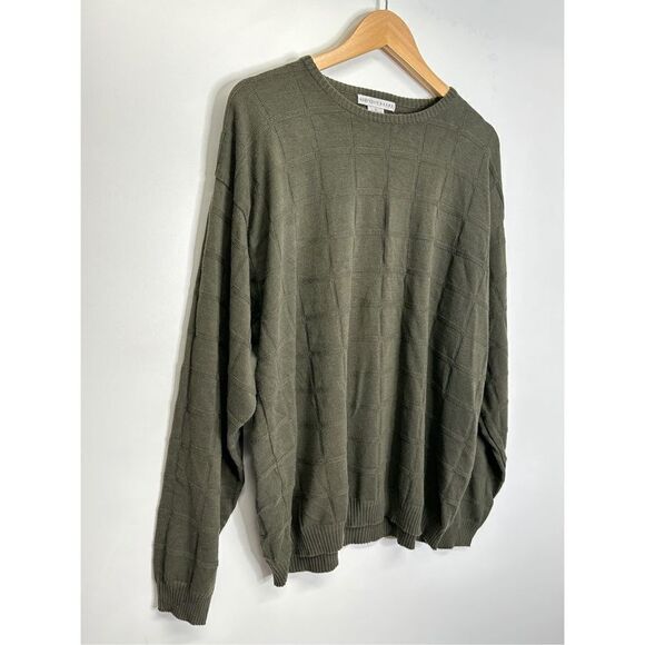 Geoffrey Beene Sweater Womens Olive Green XL‎ Long Sleeve - Picture 2 of 7